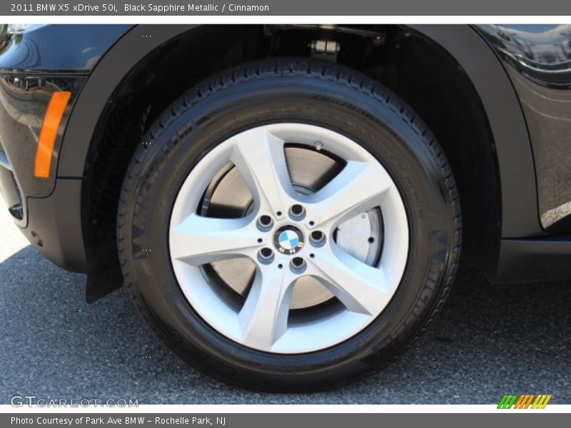 Black Sapphire Metallic / Cinnamon 2011 BMW X5 xDrive 50i
