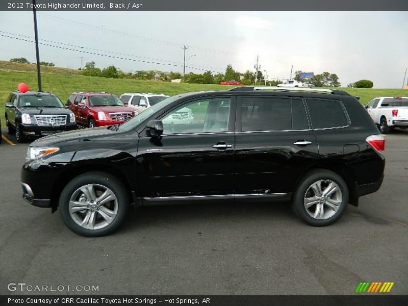 Black / Ash 2012 Toyota Highlander Limited