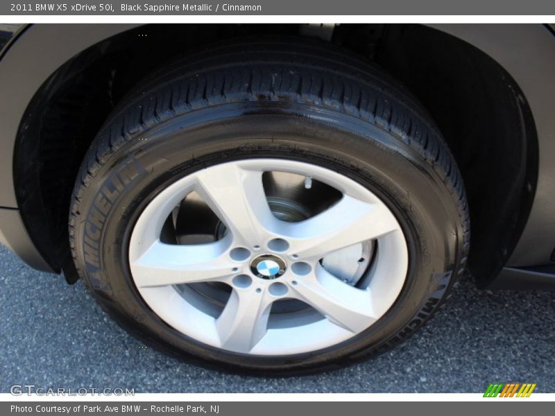 Black Sapphire Metallic / Cinnamon 2011 BMW X5 xDrive 50i