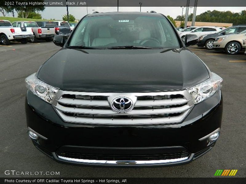 Black / Ash 2012 Toyota Highlander Limited