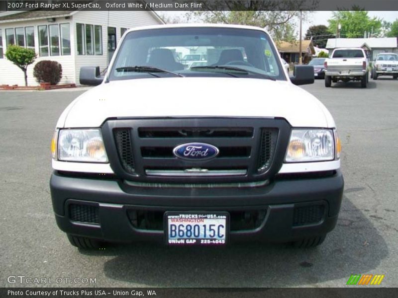 Oxford White / Medium Dark Flint 2007 Ford Ranger XL SuperCab