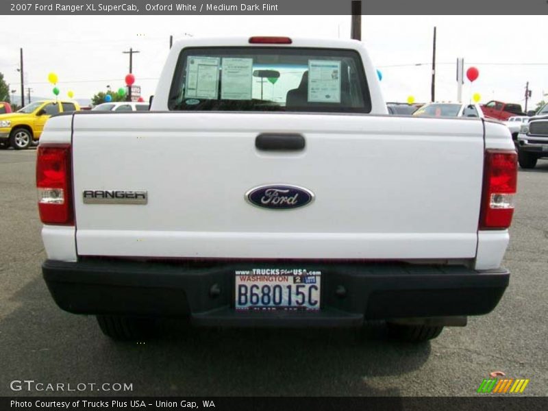 Oxford White / Medium Dark Flint 2007 Ford Ranger XL SuperCab