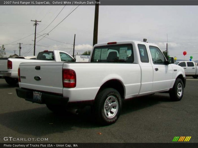 Oxford White / Medium Dark Flint 2007 Ford Ranger XL SuperCab