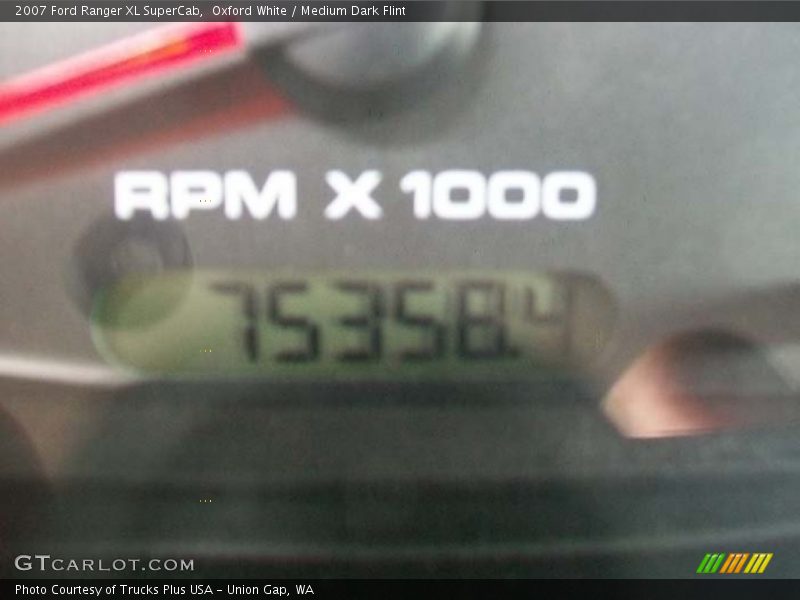 Oxford White / Medium Dark Flint 2007 Ford Ranger XL SuperCab