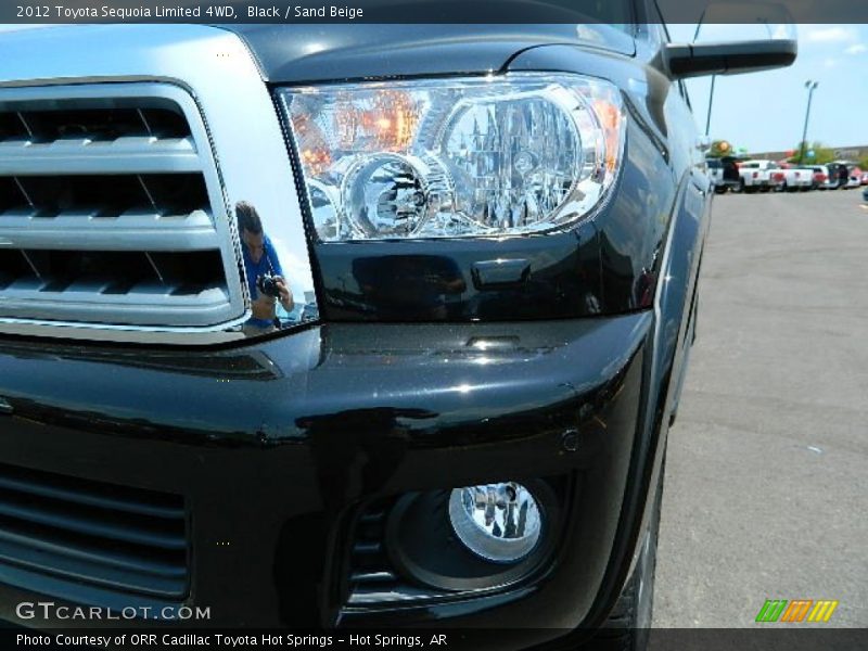 Black / Sand Beige 2012 Toyota Sequoia Limited 4WD