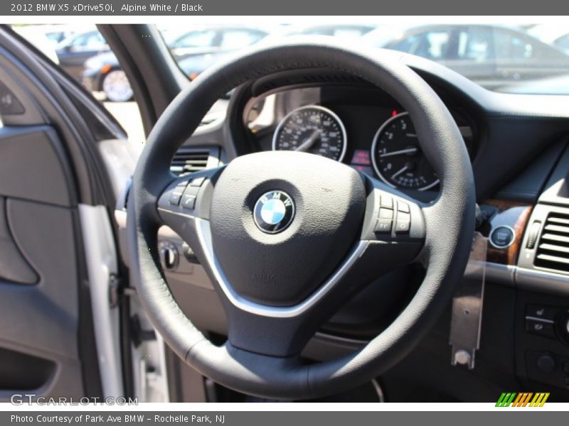Alpine White / Black 2012 BMW X5 xDrive50i