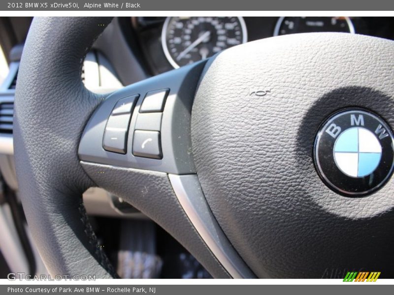 Alpine White / Black 2012 BMW X5 xDrive50i