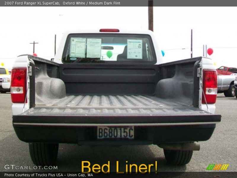 Oxford White / Medium Dark Flint 2007 Ford Ranger XL SuperCab