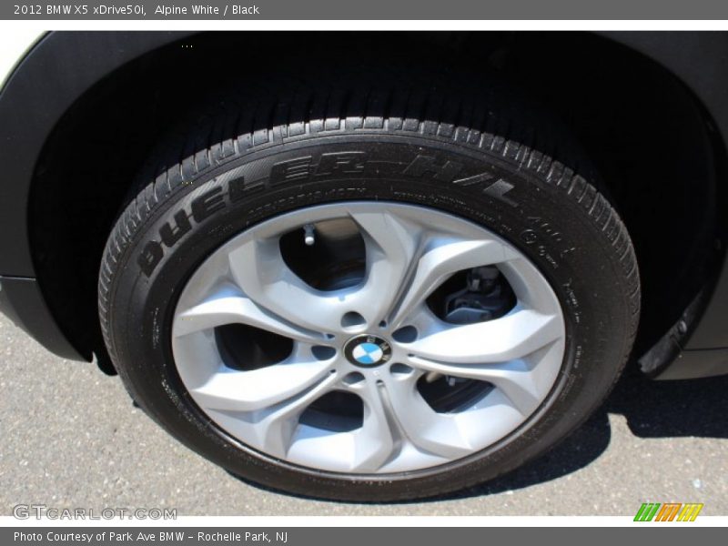 Alpine White / Black 2012 BMW X5 xDrive50i
