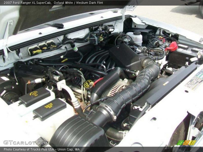 Oxford White / Medium Dark Flint 2007 Ford Ranger XL SuperCab