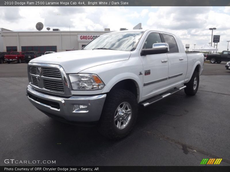 Bright White / Dark Slate 2010 Dodge Ram 2500 Laramie Mega Cab 4x4