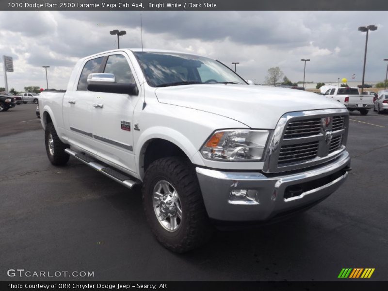 Bright White / Dark Slate 2010 Dodge Ram 2500 Laramie Mega Cab 4x4