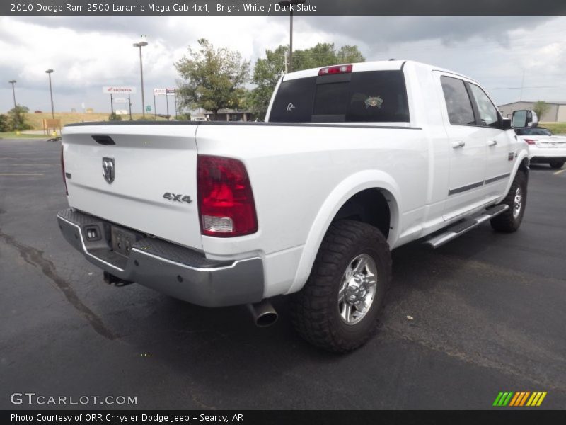 Bright White / Dark Slate 2010 Dodge Ram 2500 Laramie Mega Cab 4x4