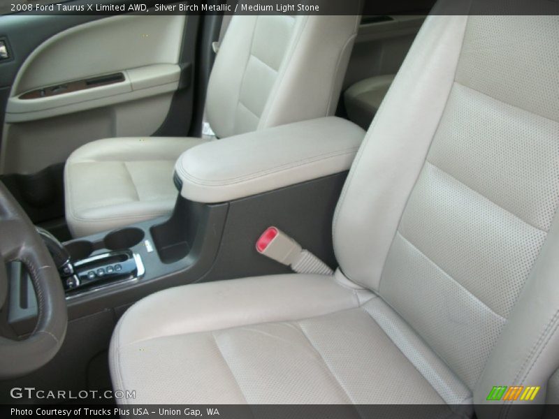Silver Birch Metallic / Medium Light Stone 2008 Ford Taurus X Limited AWD