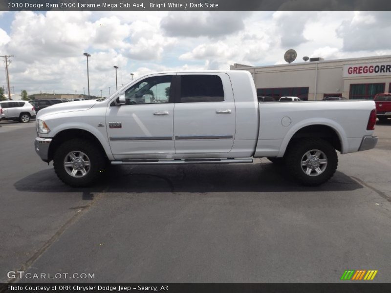 Bright White / Dark Slate 2010 Dodge Ram 2500 Laramie Mega Cab 4x4