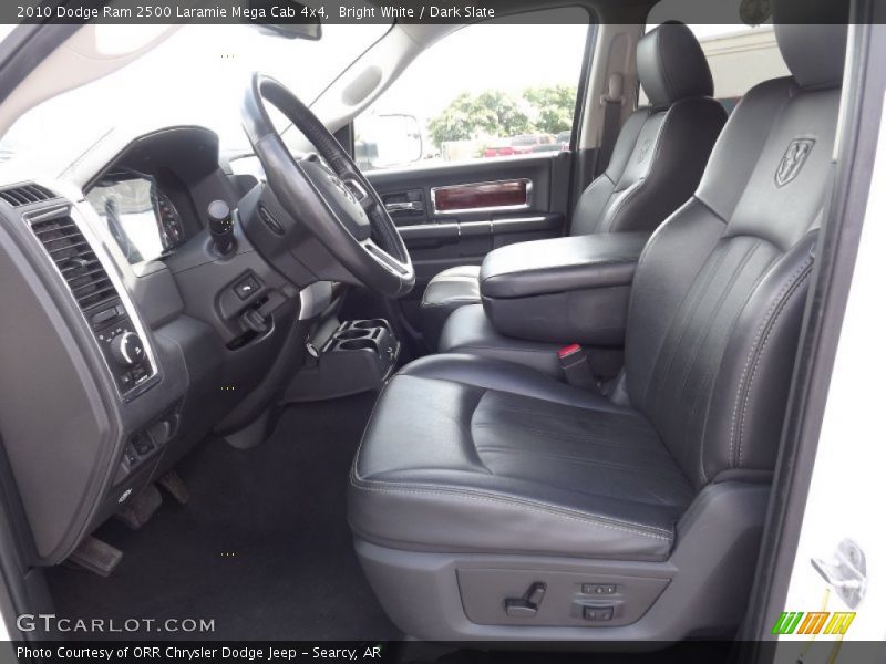 Bright White / Dark Slate 2010 Dodge Ram 2500 Laramie Mega Cab 4x4