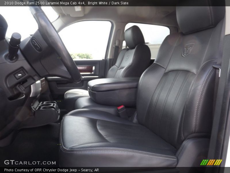 Bright White / Dark Slate 2010 Dodge Ram 2500 Laramie Mega Cab 4x4