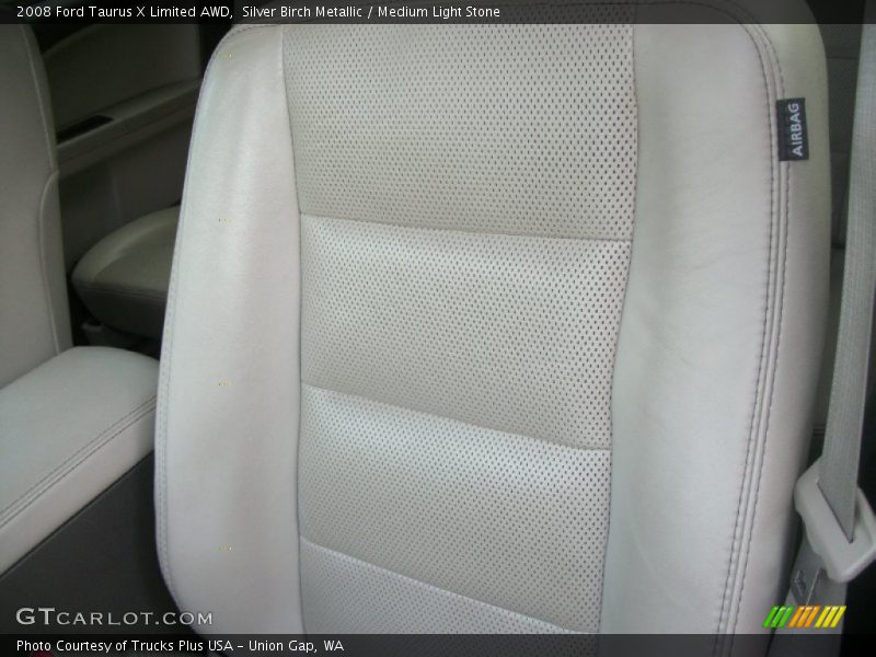 Silver Birch Metallic / Medium Light Stone 2008 Ford Taurus X Limited AWD