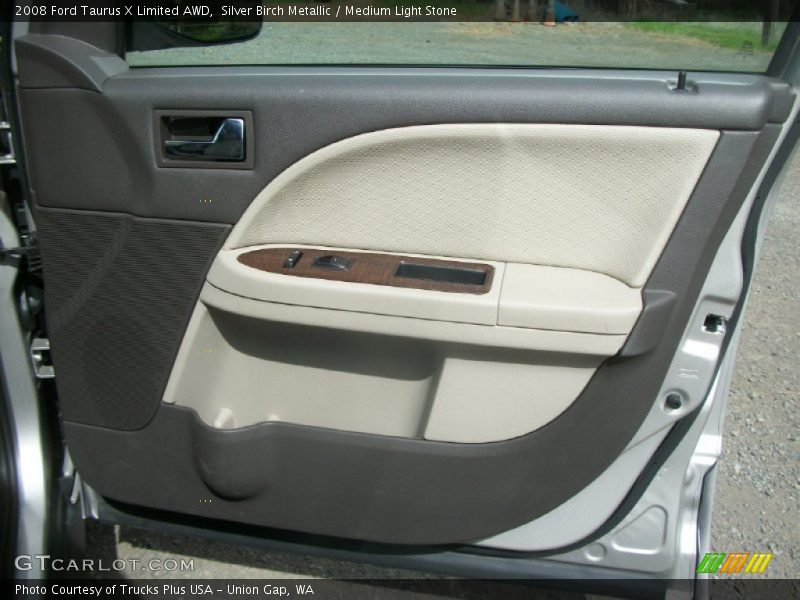 Silver Birch Metallic / Medium Light Stone 2008 Ford Taurus X Limited AWD