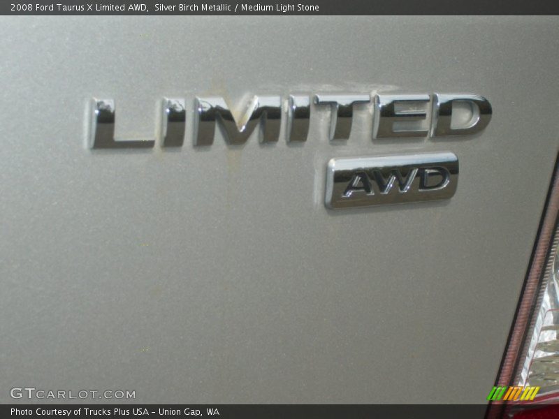 Silver Birch Metallic / Medium Light Stone 2008 Ford Taurus X Limited AWD