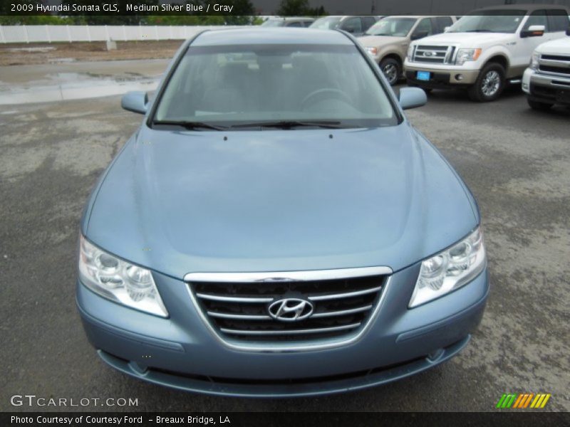 Medium Silver Blue / Gray 2009 Hyundai Sonata GLS