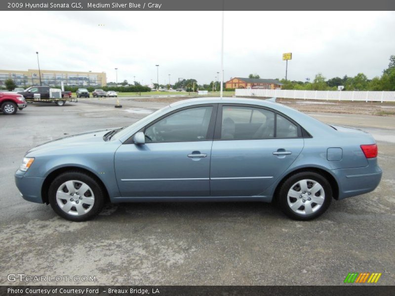 Medium Silver Blue / Gray 2009 Hyundai Sonata GLS
