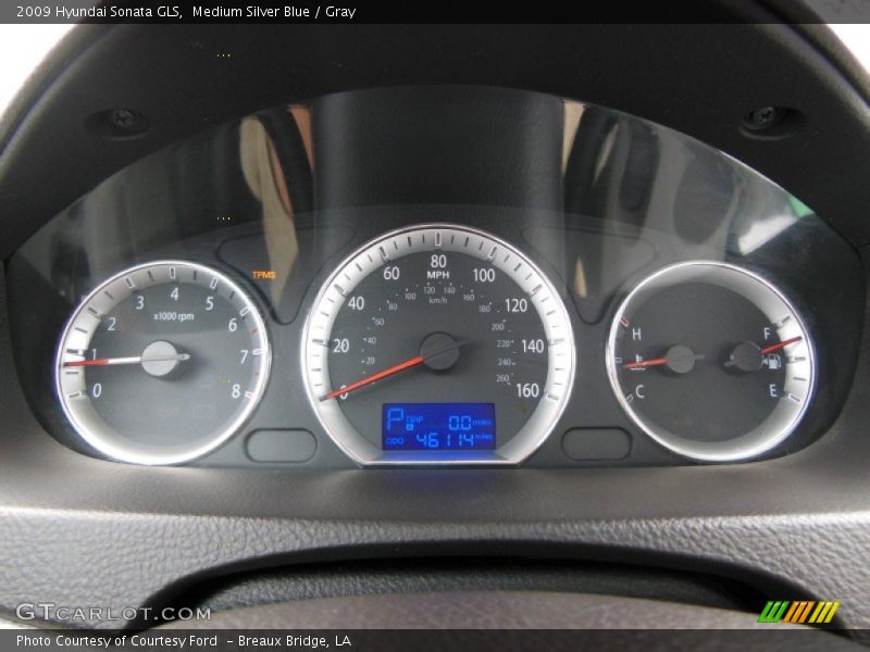 Medium Silver Blue / Gray 2009 Hyundai Sonata GLS