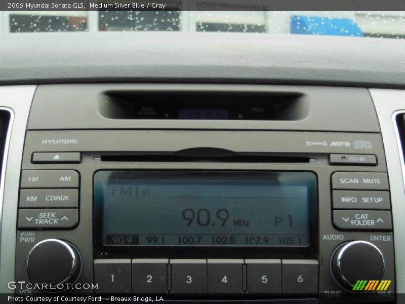 Medium Silver Blue / Gray 2009 Hyundai Sonata GLS