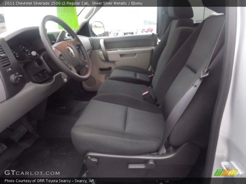 Sheer Silver Metallic / Ebony 2011 Chevrolet Silverado 1500 LS Regular Cab