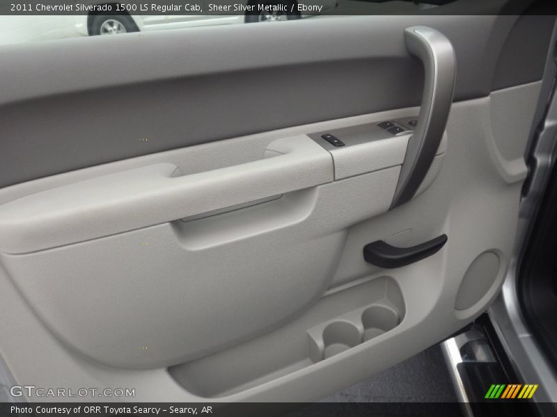 Sheer Silver Metallic / Ebony 2011 Chevrolet Silverado 1500 LS Regular Cab