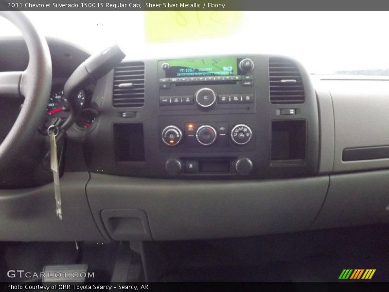 Sheer Silver Metallic / Ebony 2011 Chevrolet Silverado 1500 LS Regular Cab