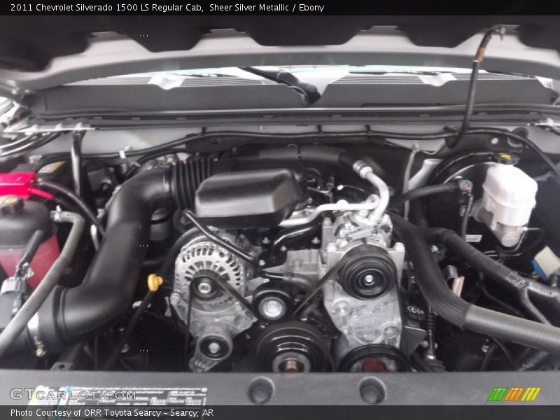 Sheer Silver Metallic / Ebony 2011 Chevrolet Silverado 1500 LS Regular Cab