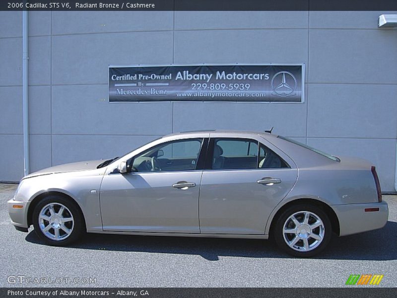Radiant Bronze / Cashmere 2006 Cadillac STS V6