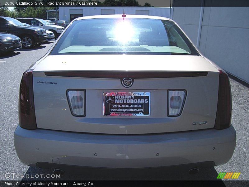 Radiant Bronze / Cashmere 2006 Cadillac STS V6