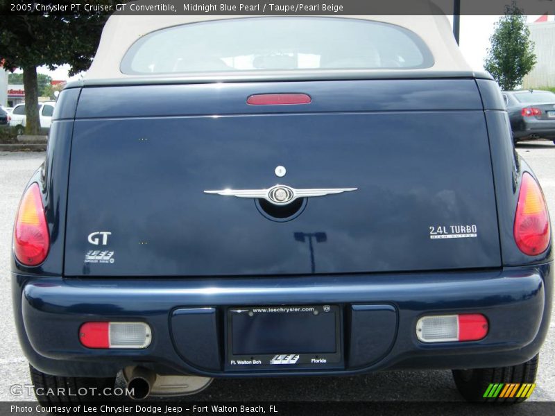 Midnight Blue Pearl / Taupe/Pearl Beige 2005 Chrysler PT Cruiser GT Convertible