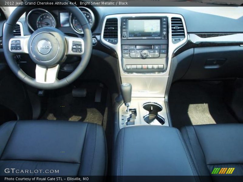 Bright Silver Metallic / Black 2012 Jeep Grand Cherokee Altitude 4x4