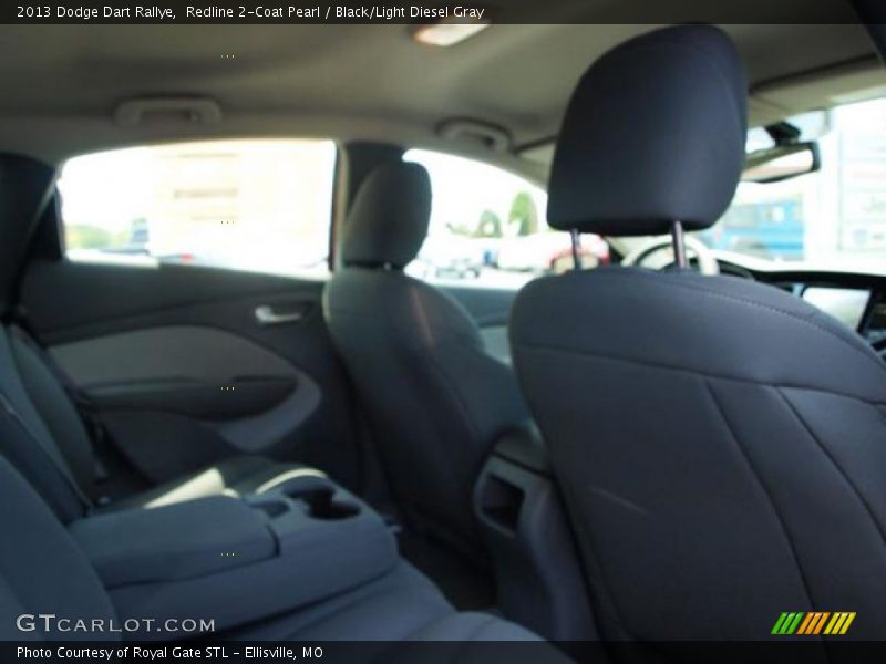 Redline 2-Coat Pearl / Black/Light Diesel Gray 2013 Dodge Dart Rallye