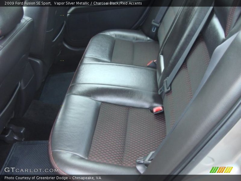 Rear Seat of 2009 Fusion SE Sport