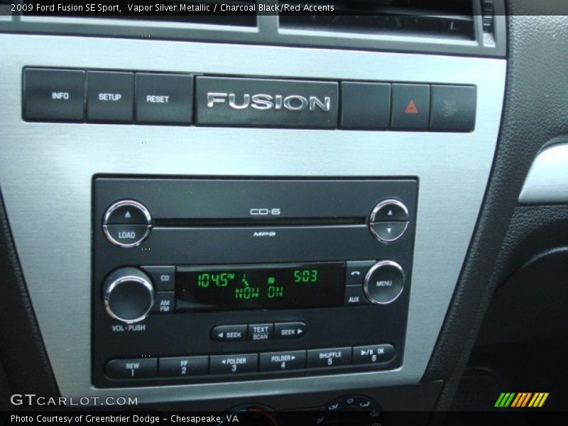 Audio System of 2009 Fusion SE Sport