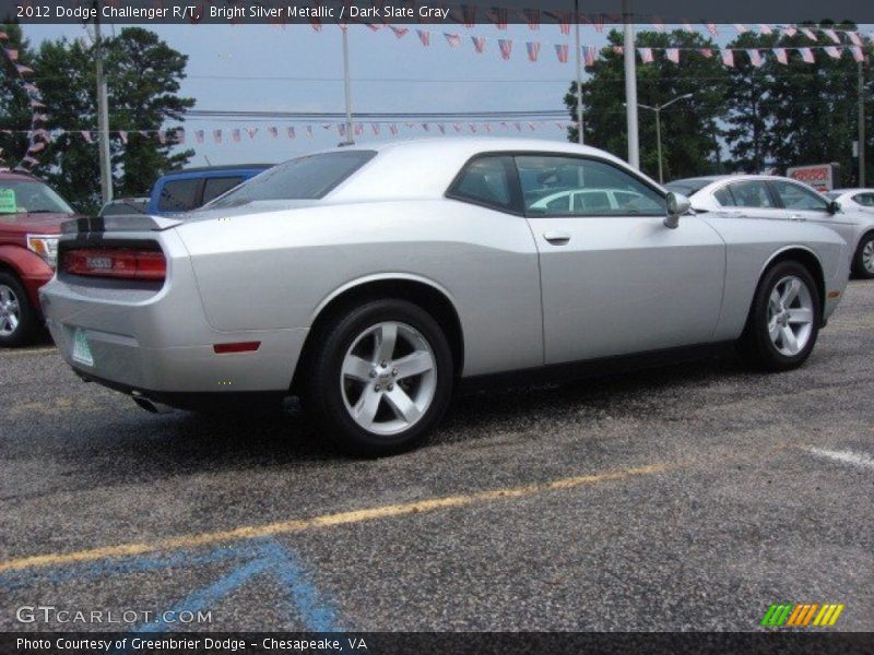 Bright Silver Metallic / Dark Slate Gray 2012 Dodge Challenger R/T