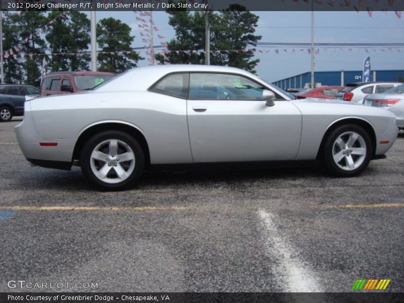 Bright Silver Metallic / Dark Slate Gray 2012 Dodge Challenger R/T
