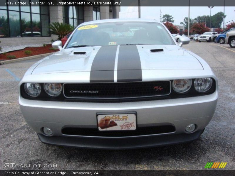 Bright Silver Metallic / Dark Slate Gray 2012 Dodge Challenger R/T