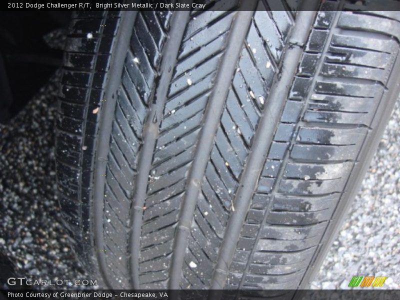 Bright Silver Metallic / Dark Slate Gray 2012 Dodge Challenger R/T