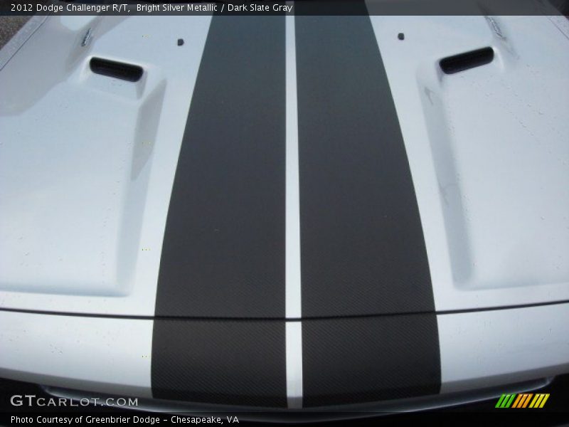Bright Silver Metallic / Dark Slate Gray 2012 Dodge Challenger R/T