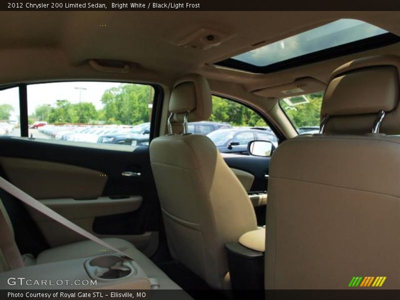 Bright White / Black/Light Frost 2012 Chrysler 200 Limited Sedan