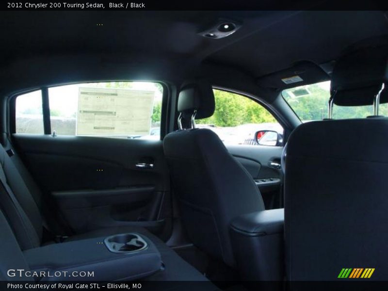 Black / Black 2012 Chrysler 200 Touring Sedan