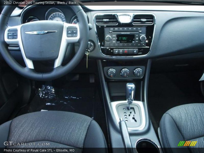 Black / Black 2012 Chrysler 200 Touring Sedan