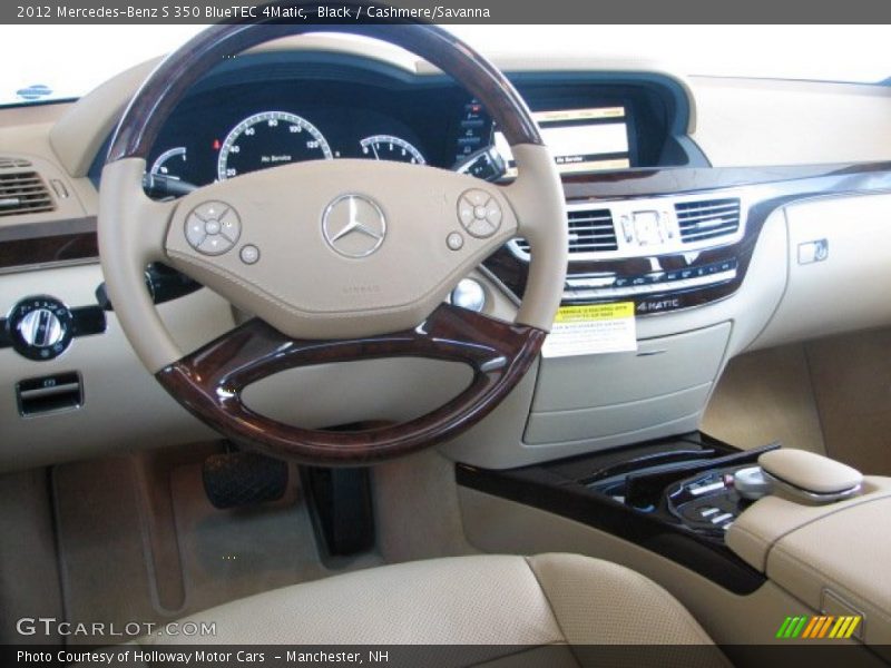 Black / Cashmere/Savanna 2012 Mercedes-Benz S 350 BlueTEC 4Matic