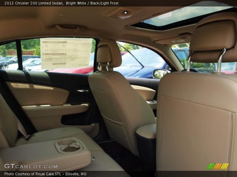 Bright White / Black/Light Frost 2012 Chrysler 200 Limited Sedan