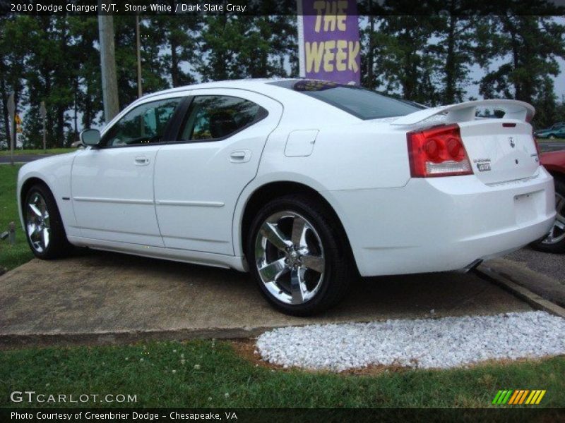 Stone White / Dark Slate Gray 2010 Dodge Charger R/T